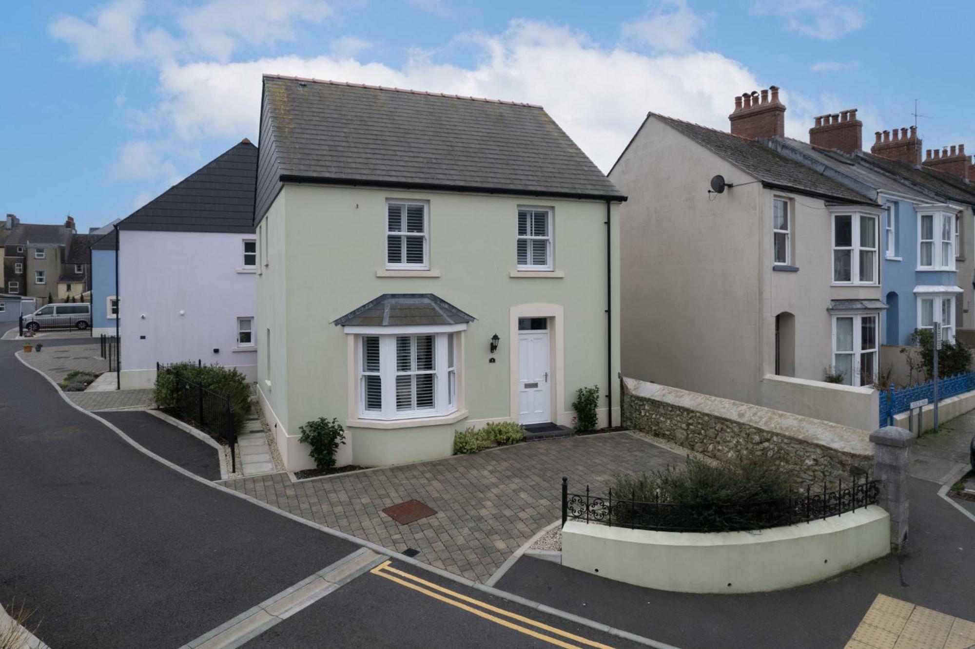 Cottage Mews - Seaside Cottage Parking Terrace Tenby Esterno foto